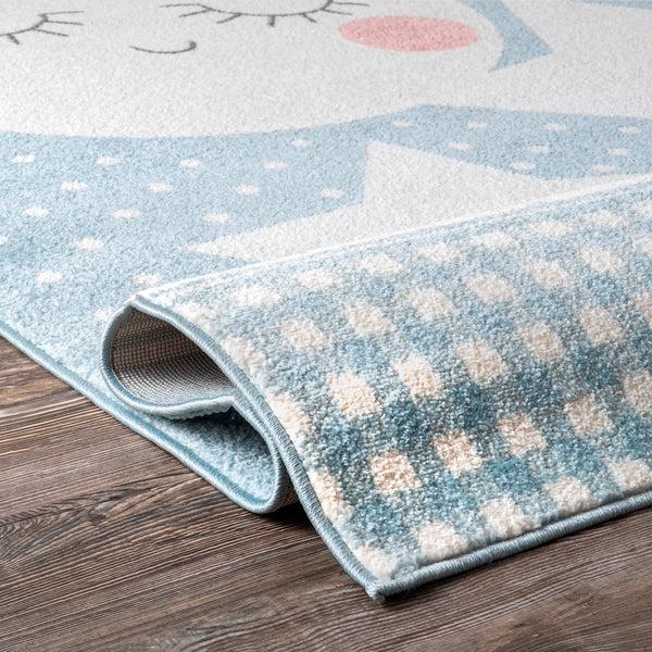 Nuloom Dream Night Sky Nursery Area Rug Blue