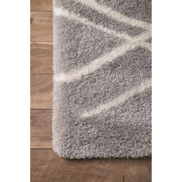 Nuloom Dupree Lattice Shag Grey