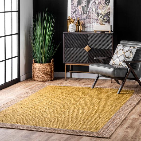 Nuloom Eleonora Casual Jute Area Rug Yellow