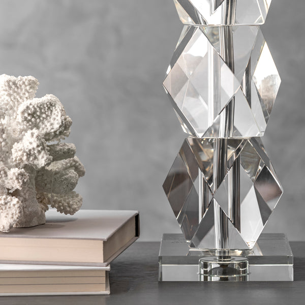 Nuloom Elizabeth 27" Crystal Table Lamp Clear