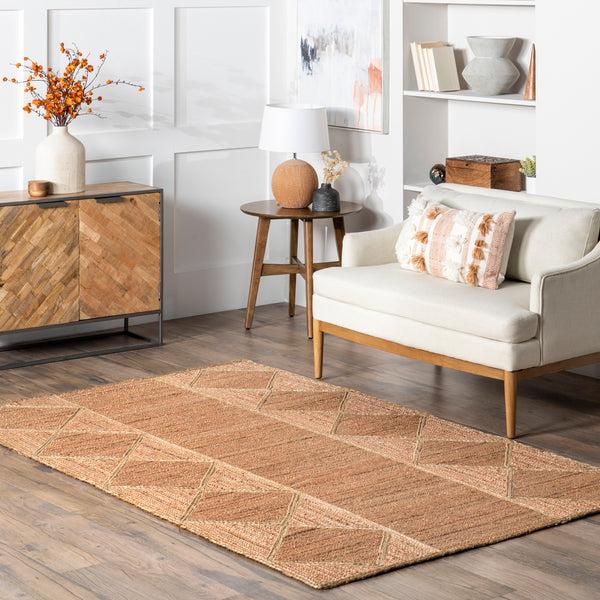 Nuloom Errika Moroccan Jute Area Rug Natural