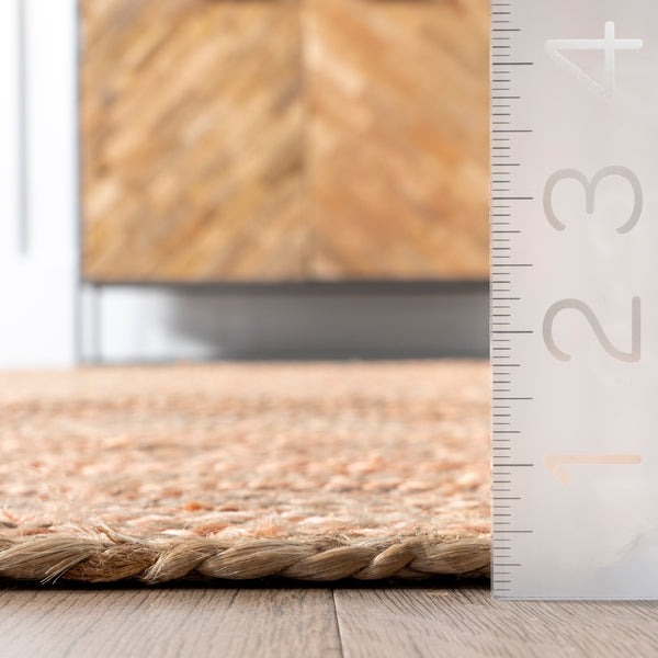 Nuloom Errika Moroccan Jute Area Rug Natural