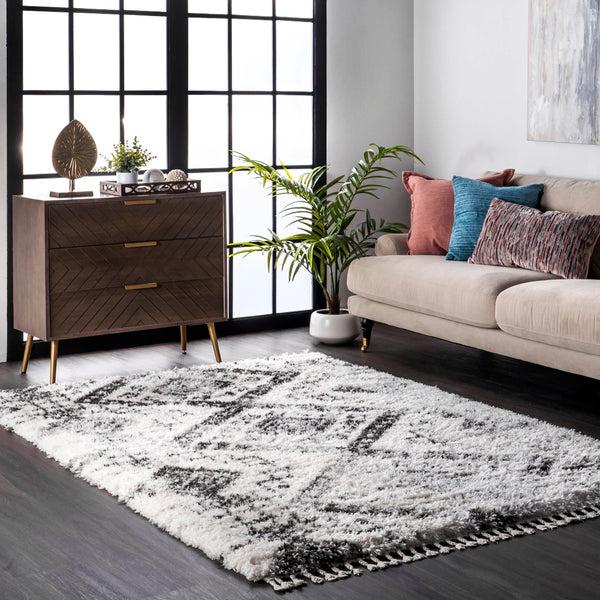 Nuloom Etta Vintage Shag Area Rug Grey