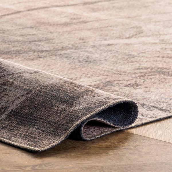 Nuloom Faded Marbling Area Rug Beige