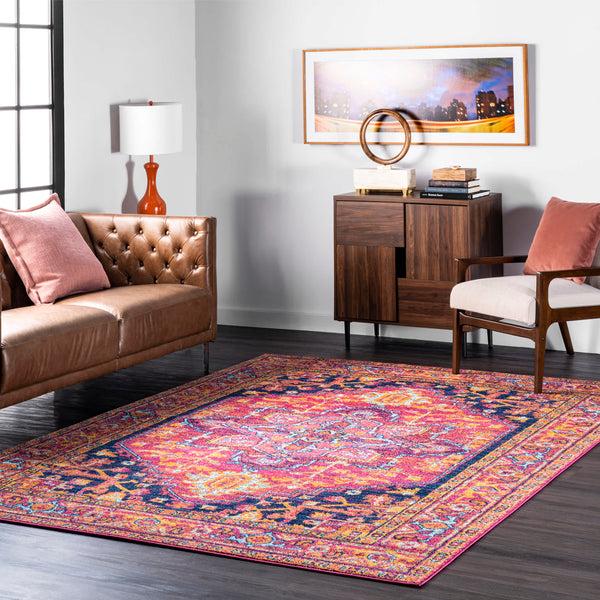 Nuloom Fancy Persian Vonda Area Rug Pink