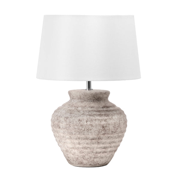 nuloom Fano 20" Ceramic Table Lamp Antique White