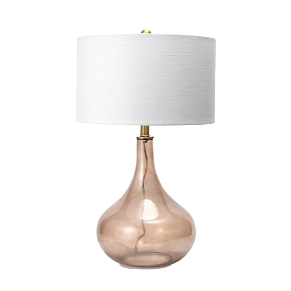 nuloom Farrell 26" Glass Table Lamp Amber