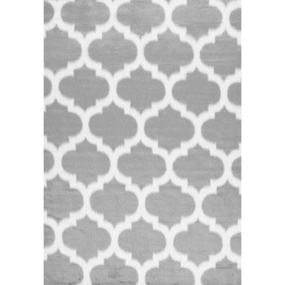 nuloom Faux Sheepskin Shaunna Grey