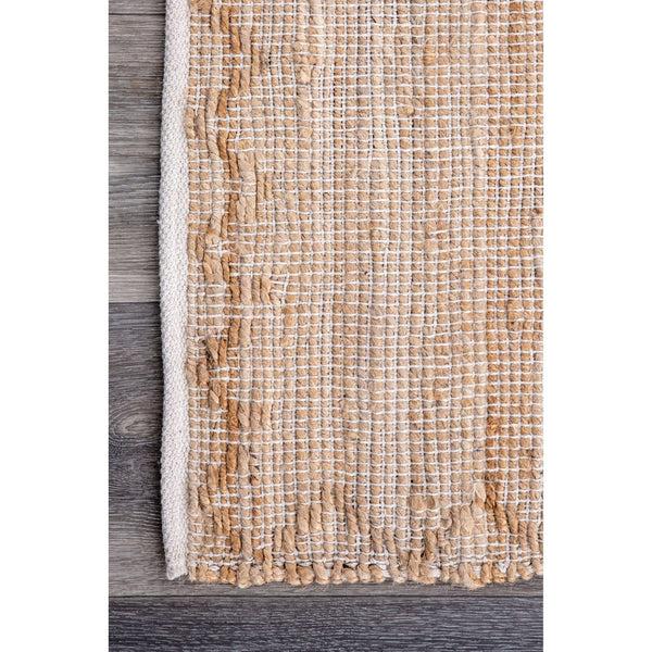 Nuloom Flatwoven Ammons Trellis Brown