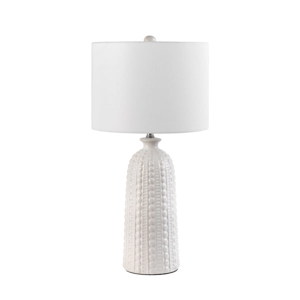 nuloom Flint 30" Ceramic Table Lamp Cream