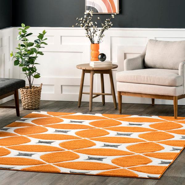 Nuloom Gabriela Contemporary Trellis Area Rug Navy