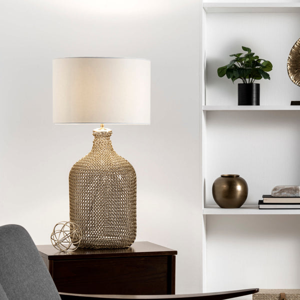 Nuloom Gilroy 29" Glass Table Lamp Clear