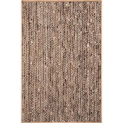 nuloom Glinda Natural Fiber Rug Black