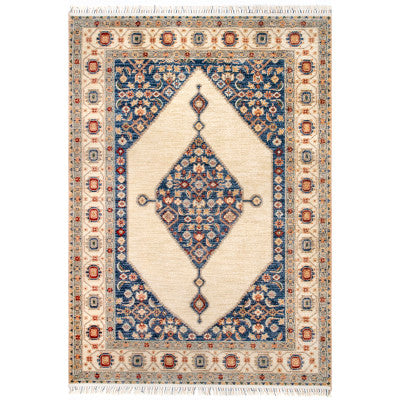 nuloom Halley Floral Medallion Area Rug Ivory