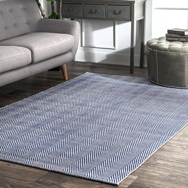 Nuloom Hand Loomed Kimberley Area Rug Navy