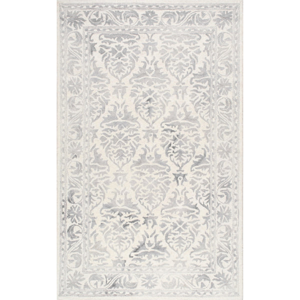 nuloom Hand Looped Krause Area Rug Light Grey