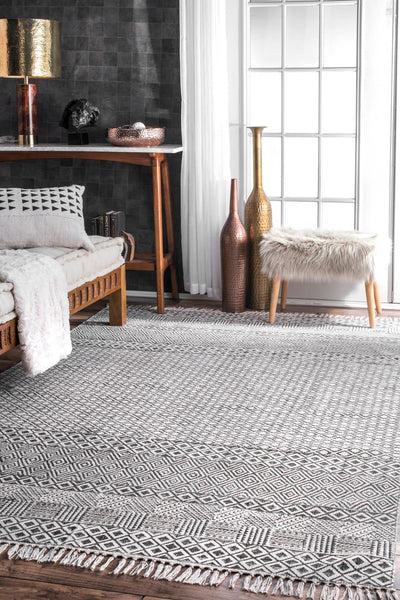 Nuloom Hand Made Ammie Grey