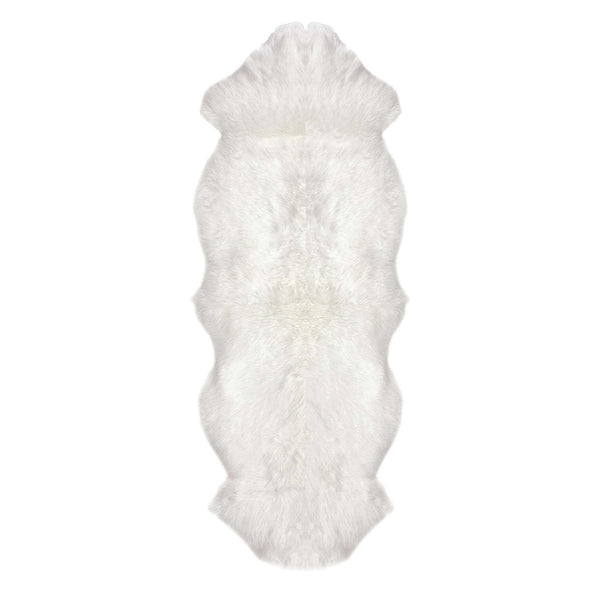 nuloom Hand Made Due Sheepskin Area Rug Natural