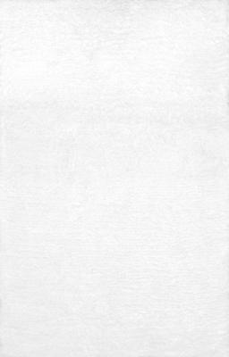 nuloom Hand Tufted Maginifique Shag Area Rug Snow