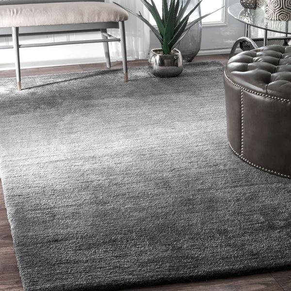 Nuloom Hand Tufted Ombre Bernetta Area Rug Grey