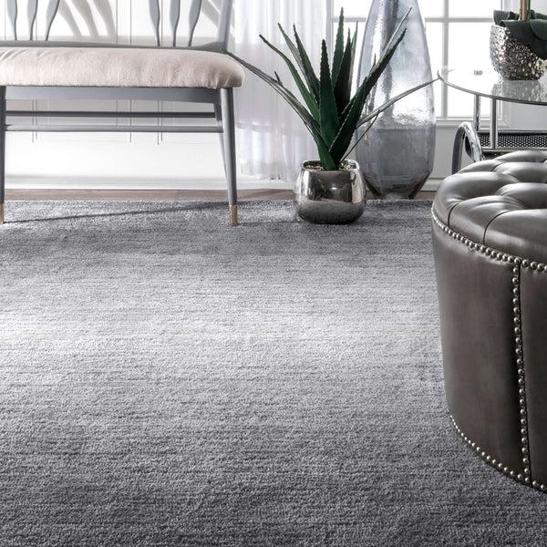 Nuloom Hand Tufted Ombre Bernetta Area Rug Grey