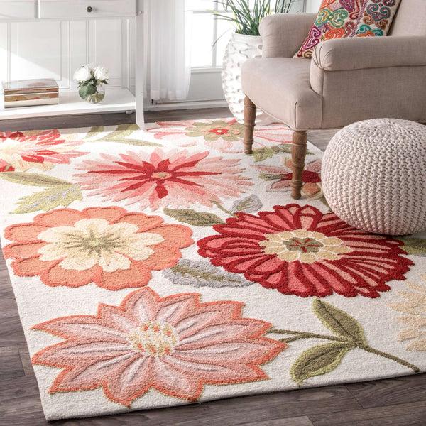 Nuloom Hand Tufted Palm Springs Pink