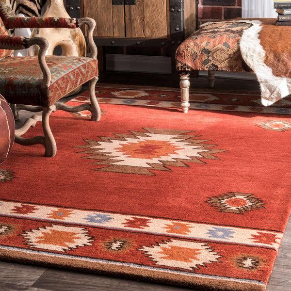 Nuloom Hand Tufted Shyla Area Rug Wine