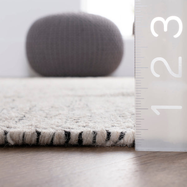 Nuloom Hand Woven Ago Area Rug Ivory