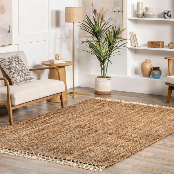 Nuloom Hand Woven Raleigh Area Rug Natural