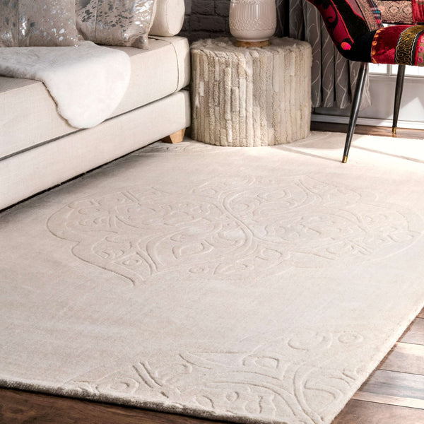 Nuloom Hand Woven Strother Ivory