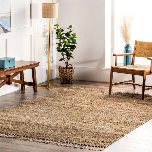 Nuloom Handmade Benavides Tassel Area Rug Tan