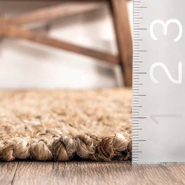 Nuloom Handmade Benavides Tassel Area Rug Tan