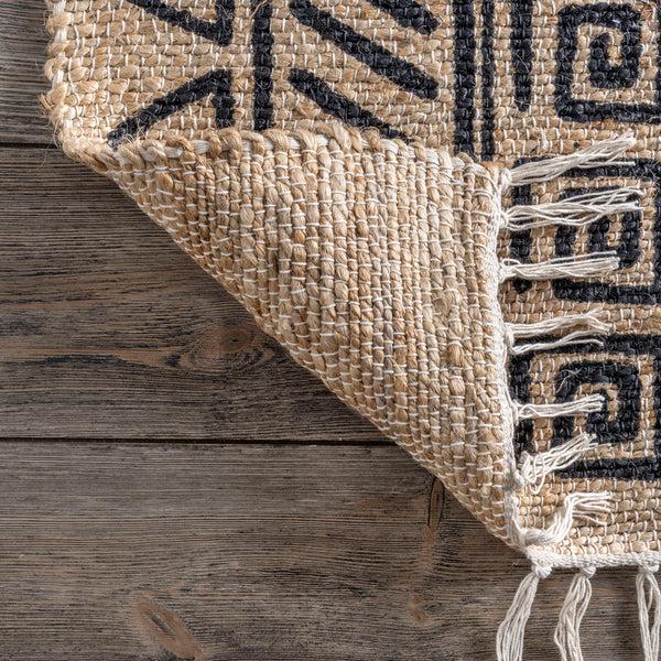 Nuloom Harmoni Ethnic Stripes Area Rug Natural