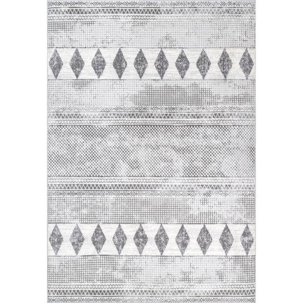 nuloom Harper Mosaic Tribal Stripes Area Rug Grey