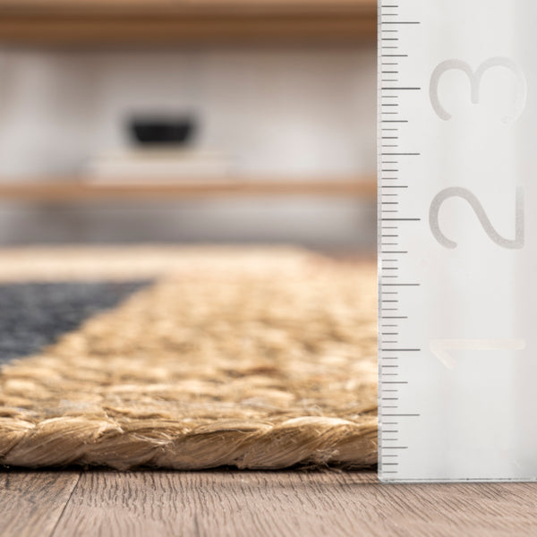 Nuloom Holli Abstract Braided Jute Area Rug Multi