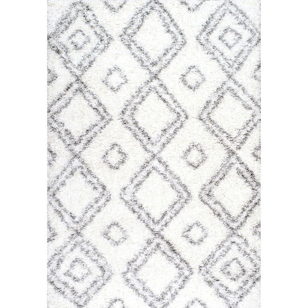 nuloom Iola Easy Shag Area Rug White