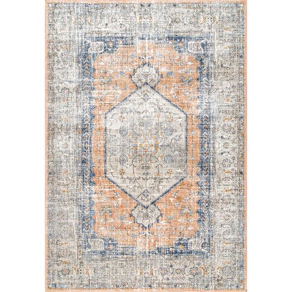 nuloom Jacquie Vintage Floral Area Rug Peach