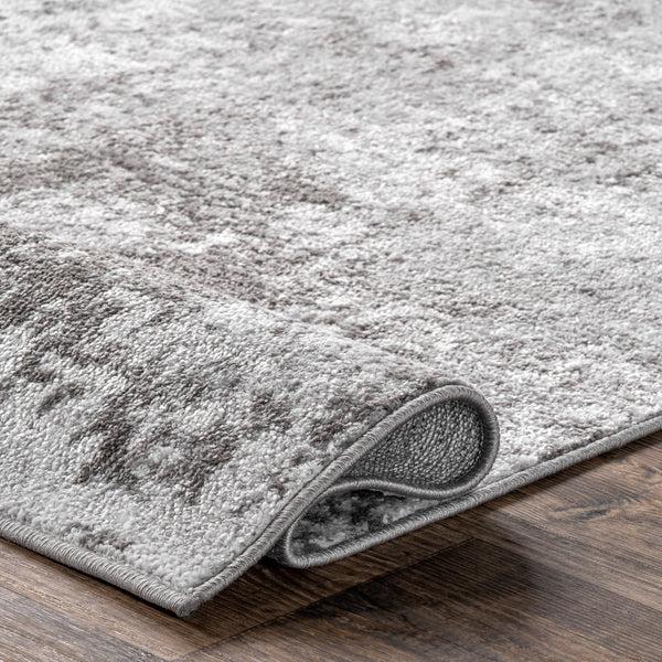 Nuloom Jade Faded Abstract Area Rug Light Gray