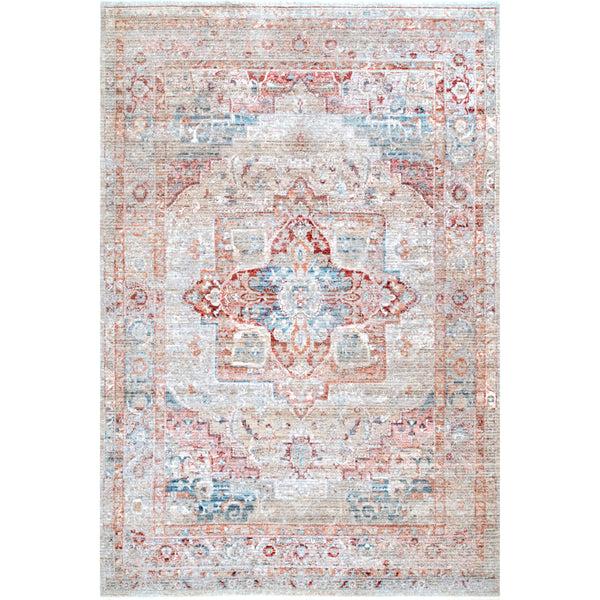 nuloom Jayden Cardinal Medallion Beige