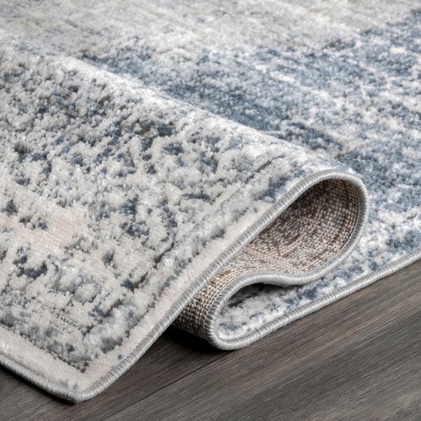 Nuloom Jayla Barbed Iris Medallion Area Rug Blue
