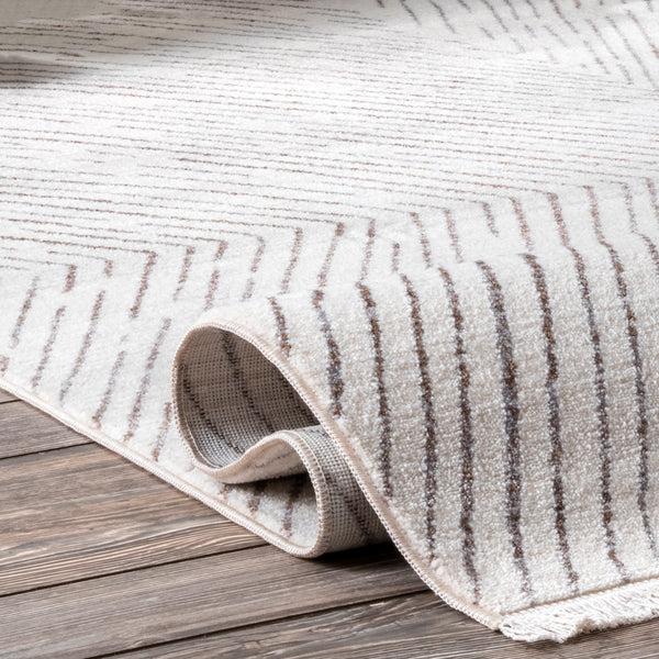 Nuloom Jazlyn Broken Chevrons Area Rug Beige