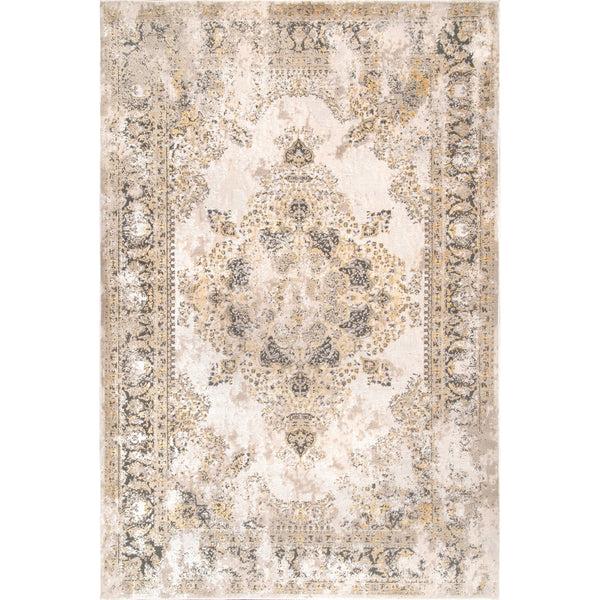 nuloom Jodee Vintage Medallion Area Rug Gold