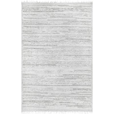 nuloom Jolene Shaggy Striated Grey