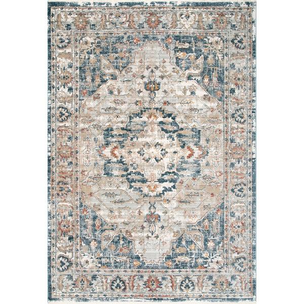 nuloom Josephine Winged Cartouche Area Rug Grey