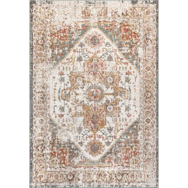 nuloom Justine Vintage Medallion Area Rug Beige