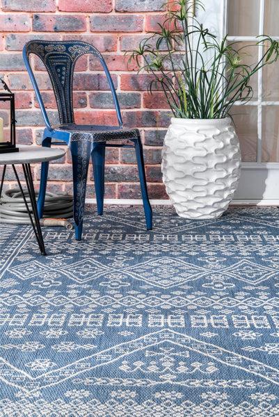 Nuloom Kandace Indoor/Outdoor Area Rug Blue