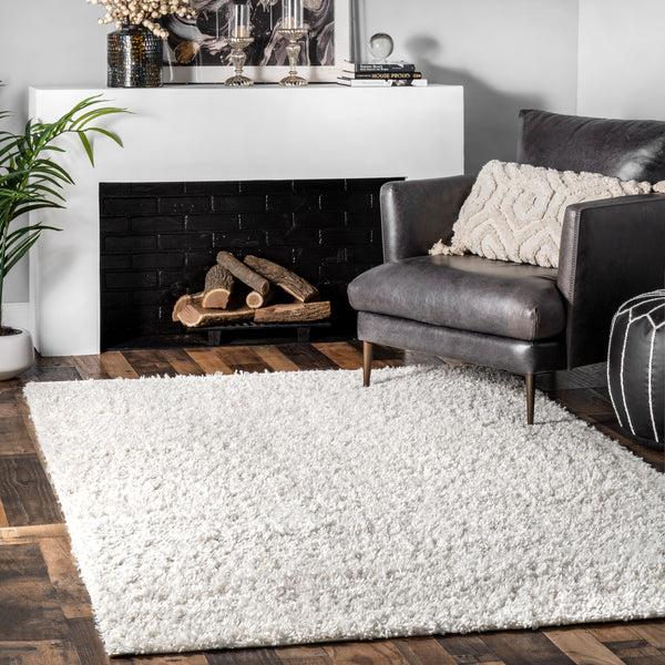 Nuloom Kara Shag Area Rug Ivory