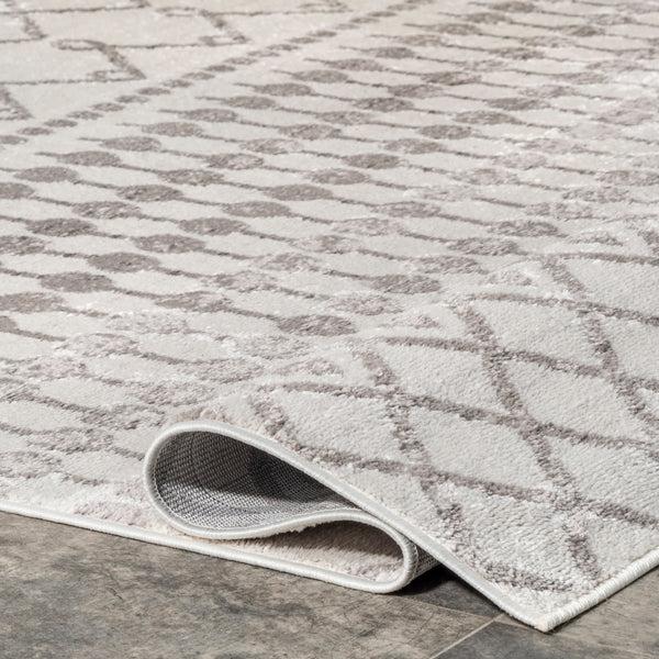 Nuloom Kate Geometric Trellis Area Rug Beige