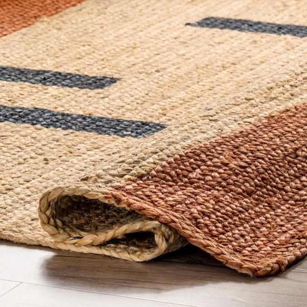 Nuloom Katy Modern Braided Jute Area Rug Brown
