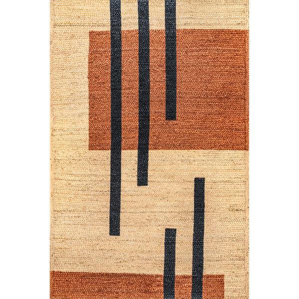 nuloom Katy Modern Braided Jute Area Rug Brown